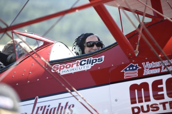 Dream Flight: Local veteran gets unique opportunity to fly in old school plane listing image