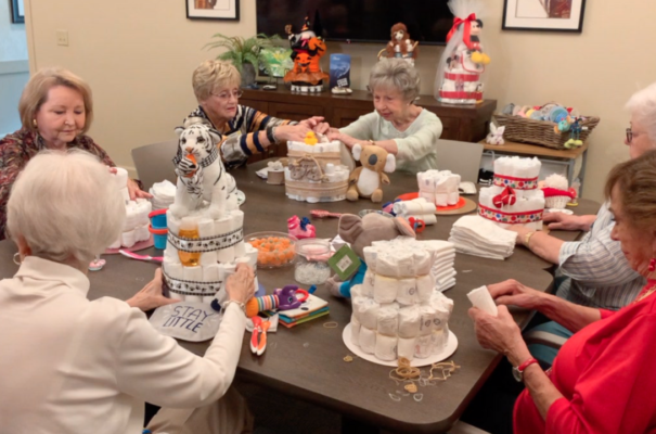 Valley Seniors Create Diaper Cakes for New Parents in Need listing image