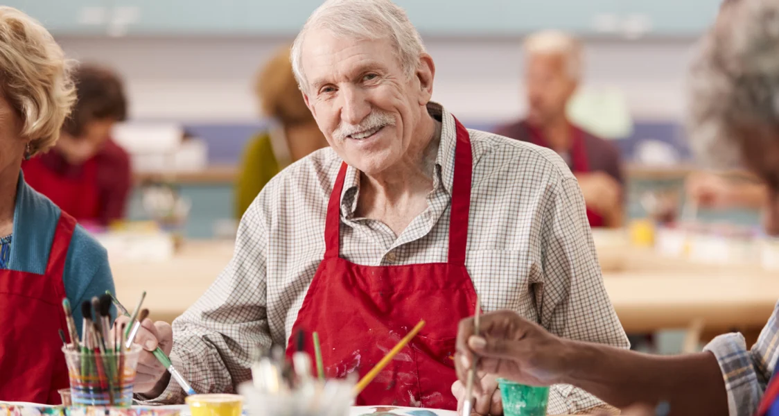 The Role of Art Therapy in Enhancing Senior Well-Being image